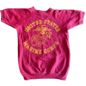 Vintage U.S. Marine Corps Red Sweat T-Shirt Youth Small